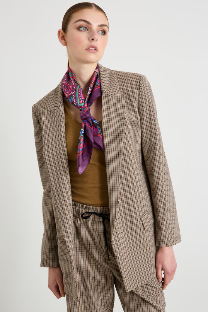 Foulard in twill di seta Intrend