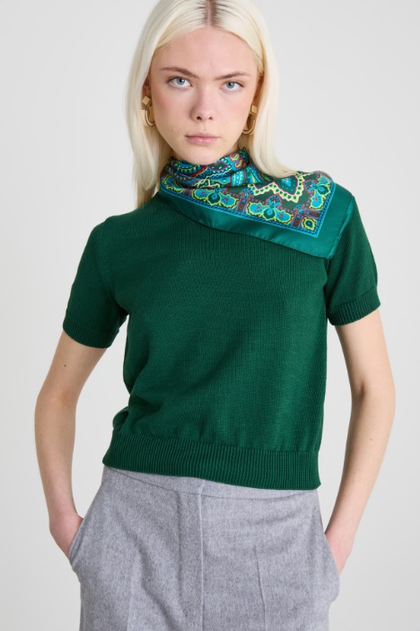 Foulard in twill di seta