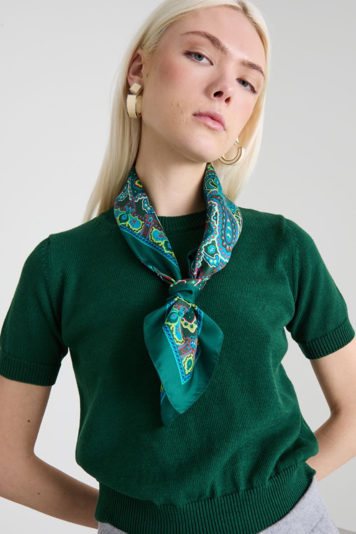 Foulard in twill di seta Intrend