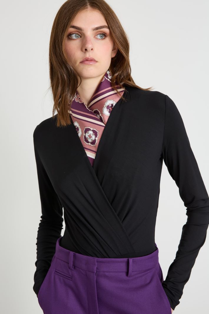 Foulard in twill di seta Intrend - 2