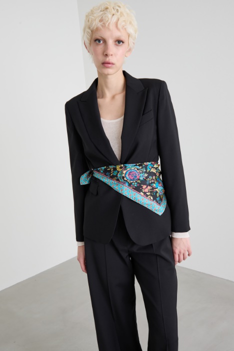 Foulard in twill di seta