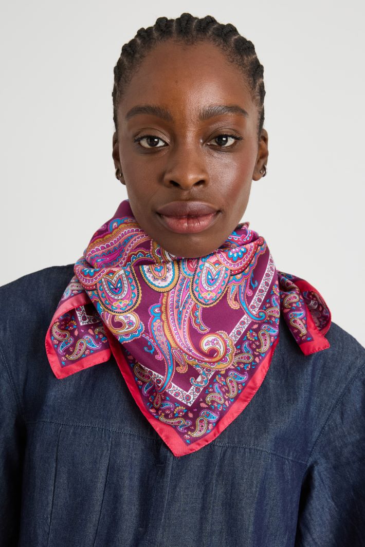 Foulard in twill di seta Intrend - 2