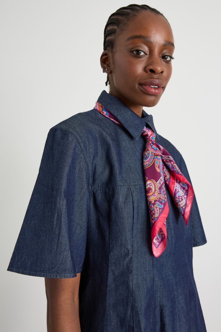 Foulard in twill di seta Intrend