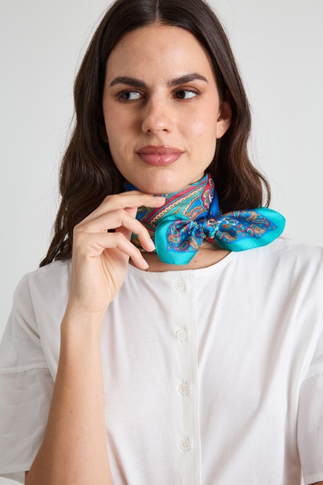 Foulard in twill di seta Intrend