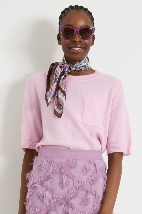 Foulard in twill di seta