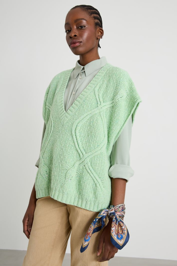 Foulard in twill di seta Intrend - 2