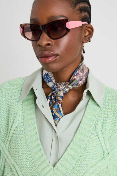 Foulard in twill di seta Intrend