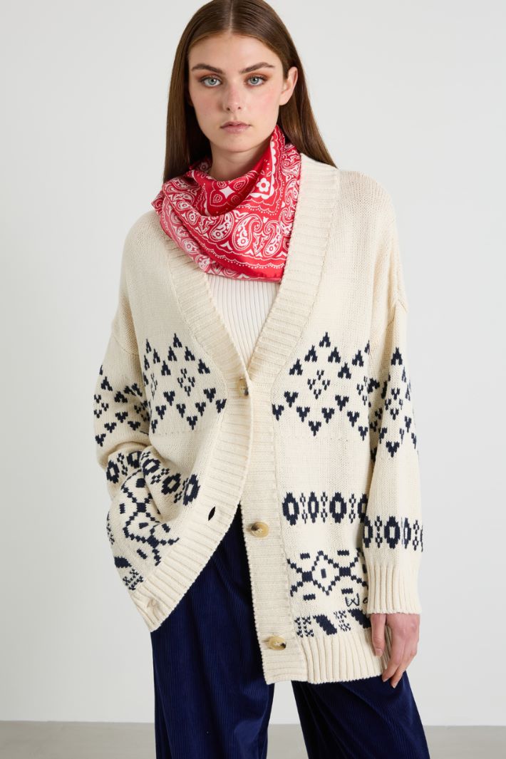 Foulard in twill di seta Intrend - 2