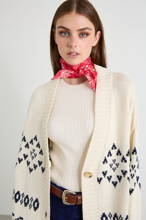 Foulard in twill di seta Intrend
