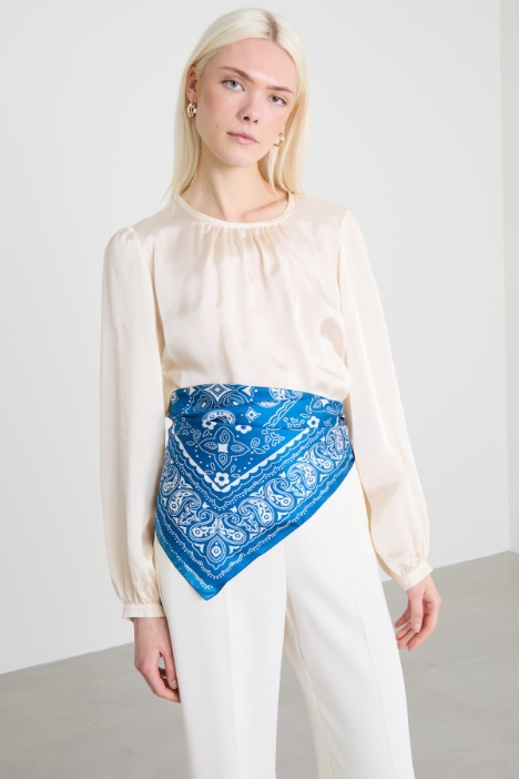 Foulard in twill di seta Intrend