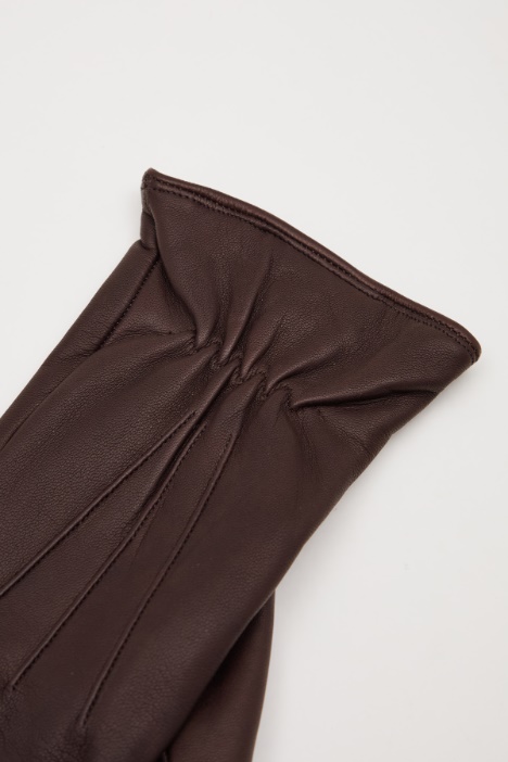 Guantes con drapeado