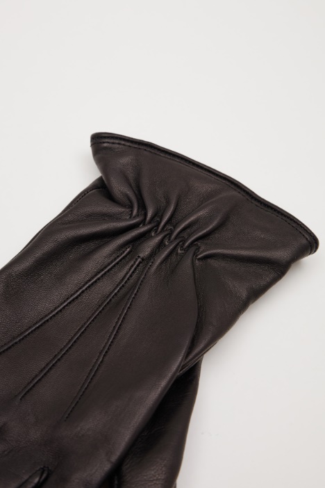 Guantes con drapeado