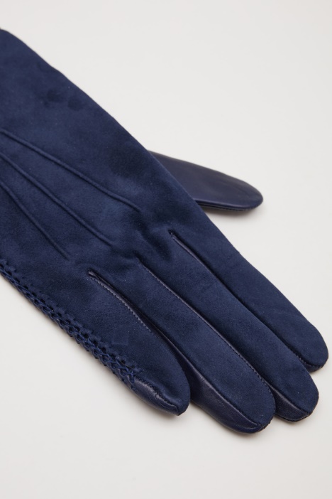 Guanti effetto camoscio