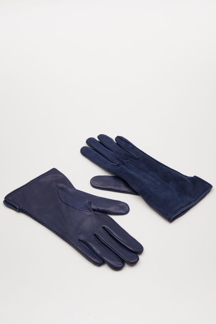 Suede-effect gloves Intrend