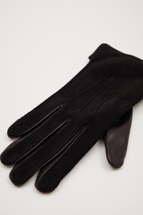 Guantes con efecto ante