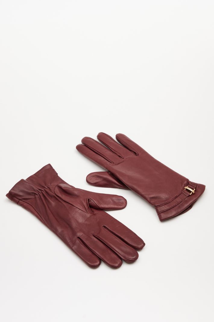 Gloves with strap Intrend