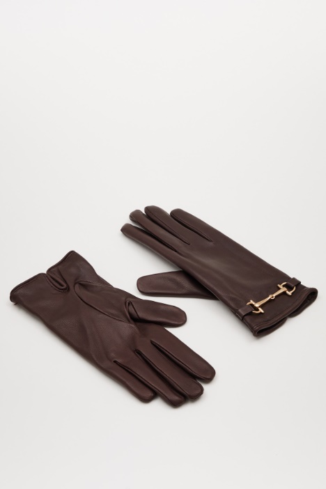 Gloves with clamp Intrend