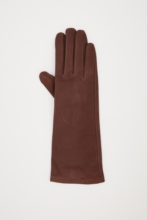 Guanti in suede