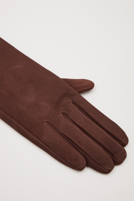 Guanti in suede