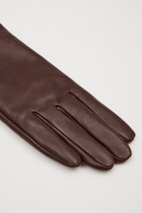 Guantes de piel lisa