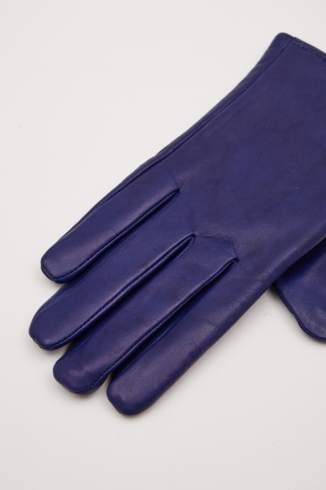 Guanti in pelle liscia