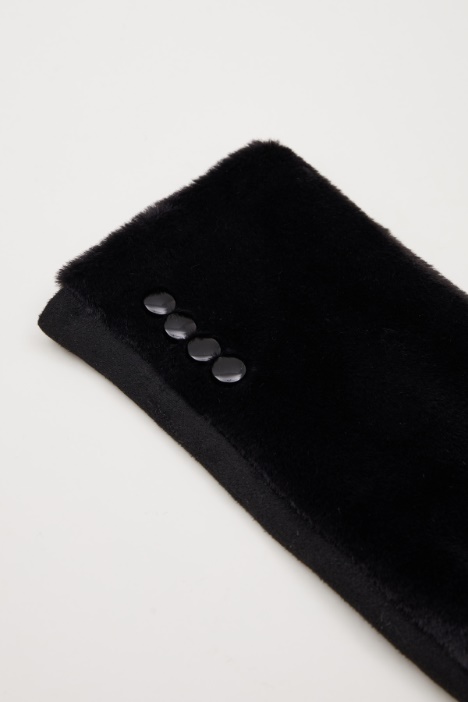 Guanti in simil pelliccia