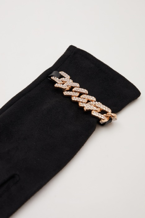 Guantes con efecto ante