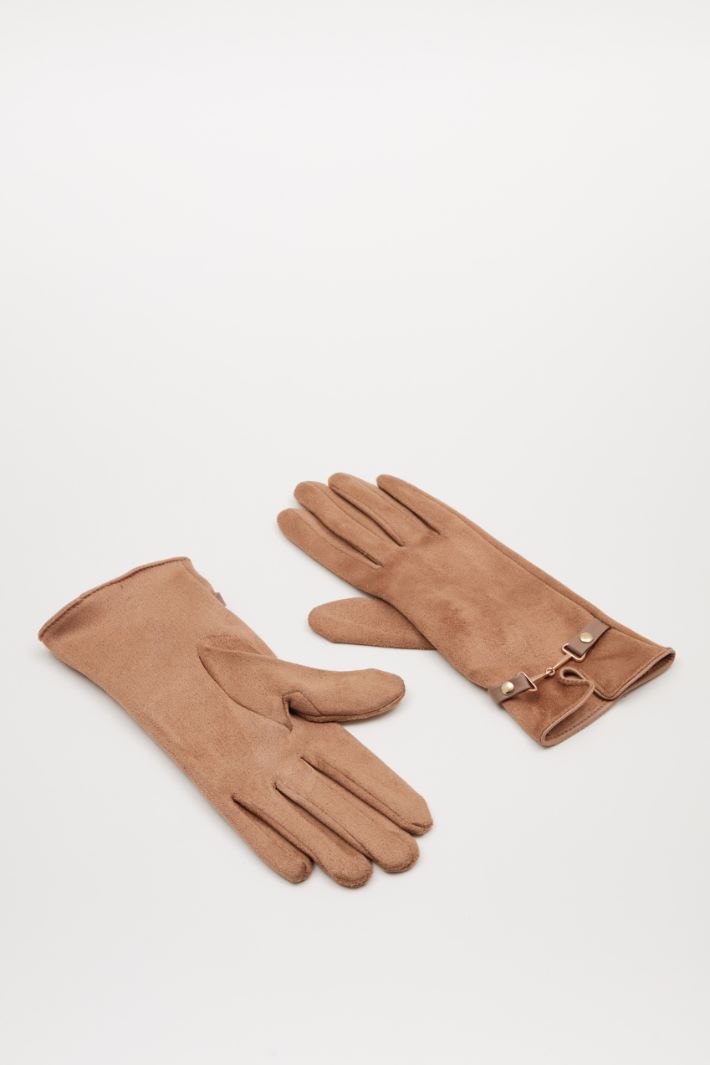 Gloves with metal detail Intrend