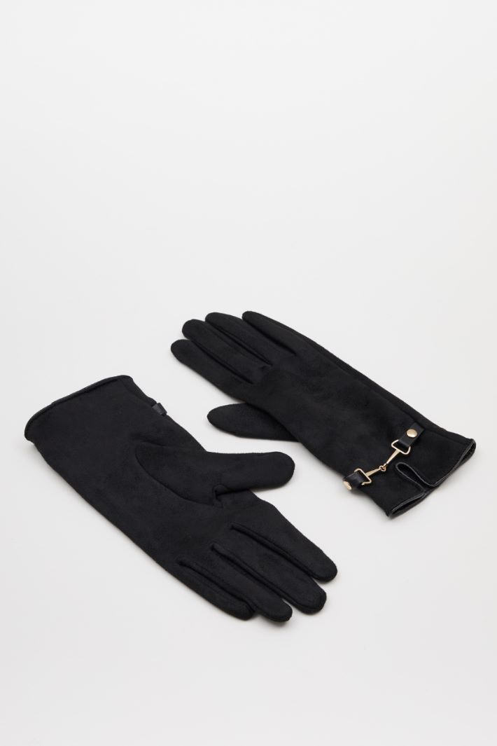 Gloves with metal detail Intrend