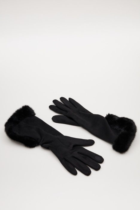 Suede effect gloves Intrend
