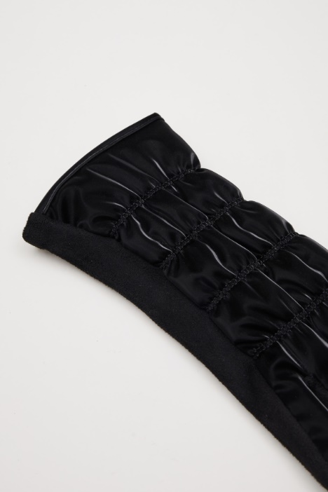 Guantes con efecto encerado