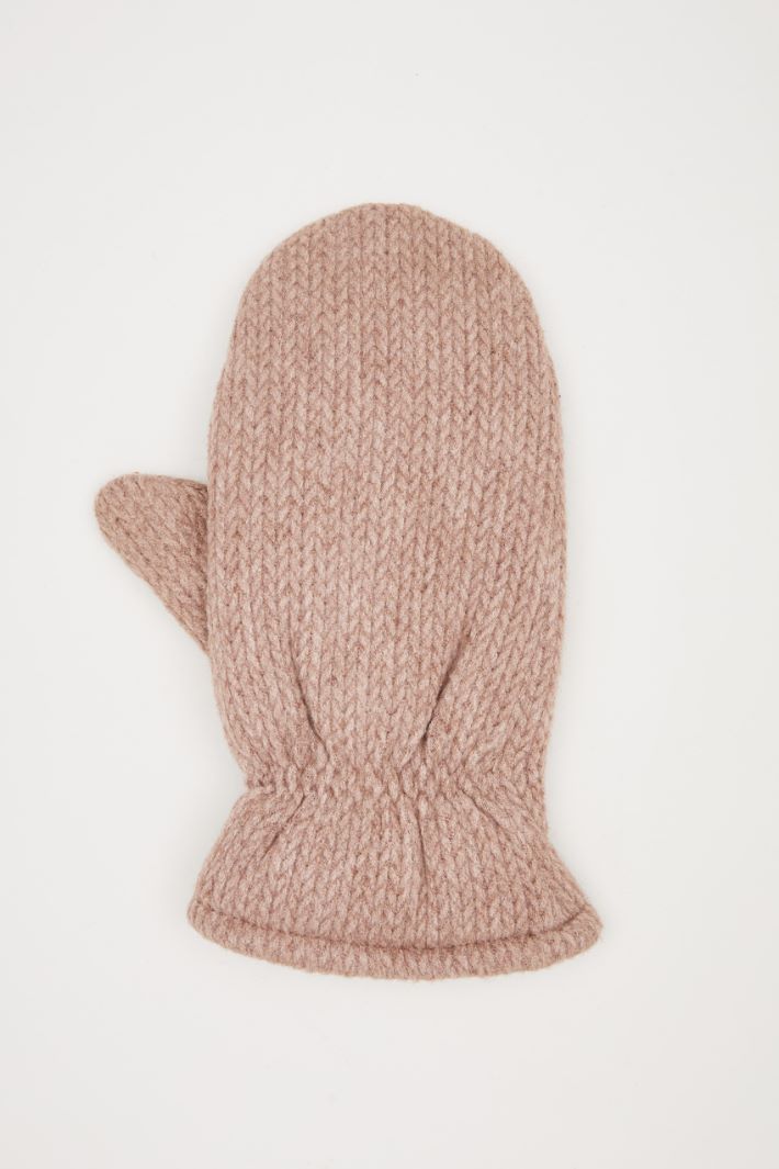 Mittens with plush lining Intrend - 2