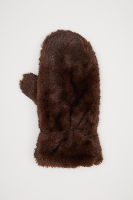 Manopole in simil pelliccia