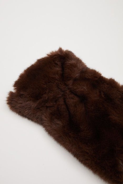 Manopole in simil pelliccia