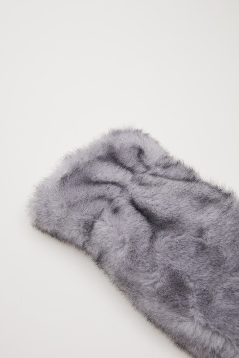 Manopole in simil pelliccia