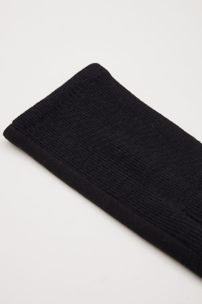 Gloves with ribbed insert Intrend - 3