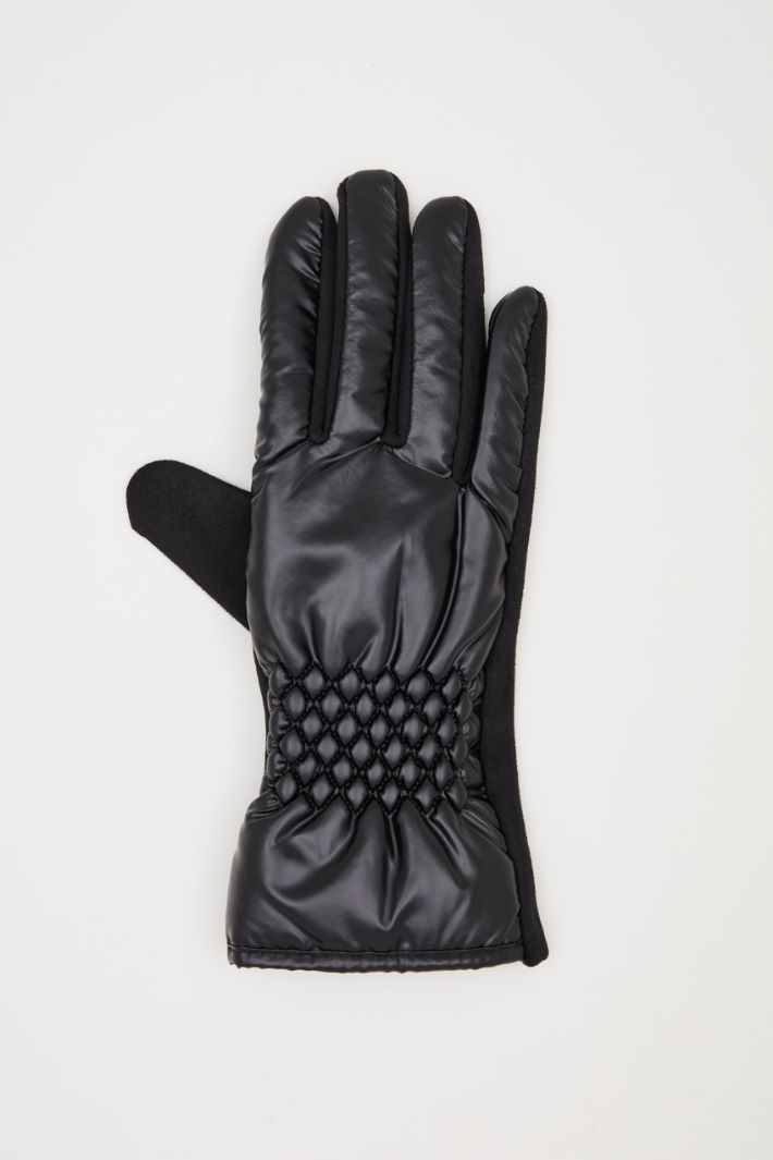 Faux leather gloves Intrend - 2