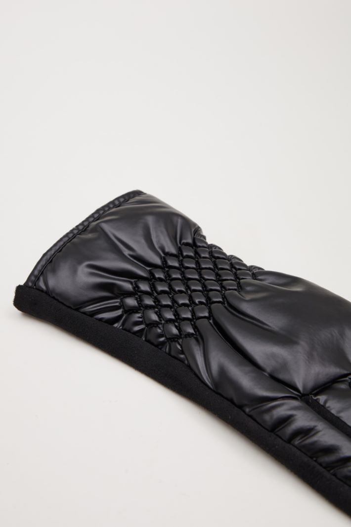 Faux leather gloves Intrend - 3