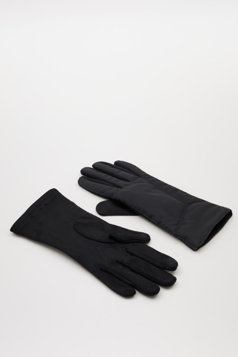 Waxed effect gloves Intrend