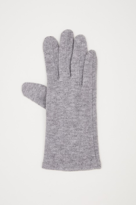 Guantes de punto forrado