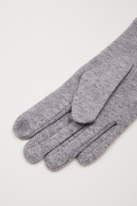 Guantes de punto forrado