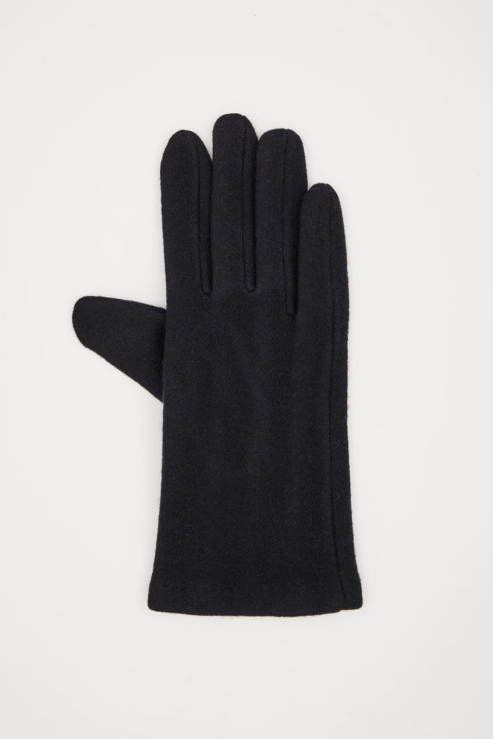 Gloves in fleece jersey Intrend - 2