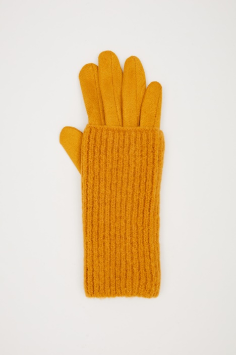 Guantes con inserto de punto