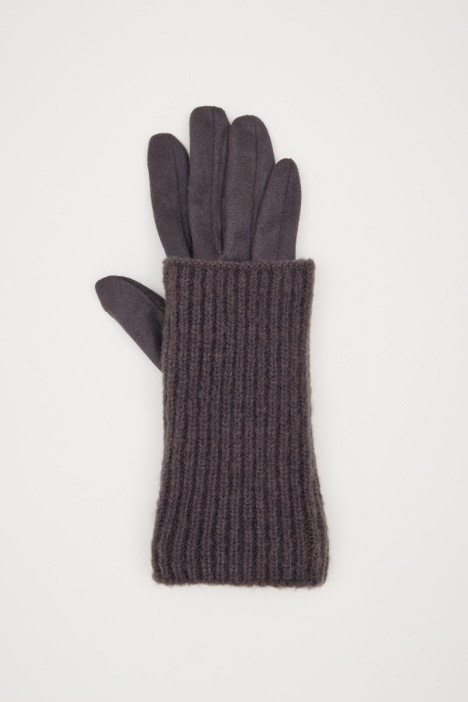 Guantes con inserto de punto