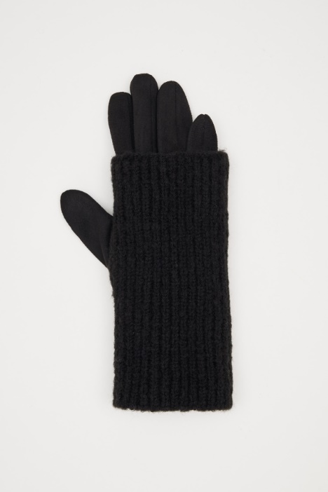 Guantes con inserto de punto