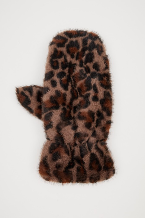 Manopole in simil pelliccia