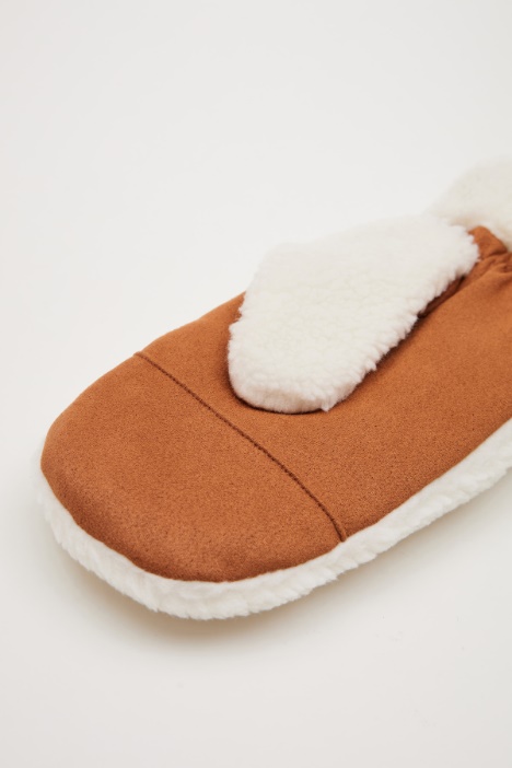 Guantes efecto felpa