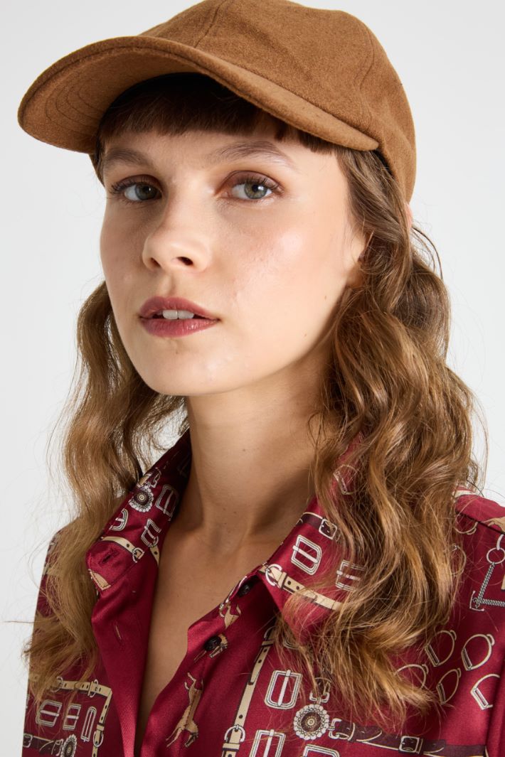 Wool blend cap Intrend - 2