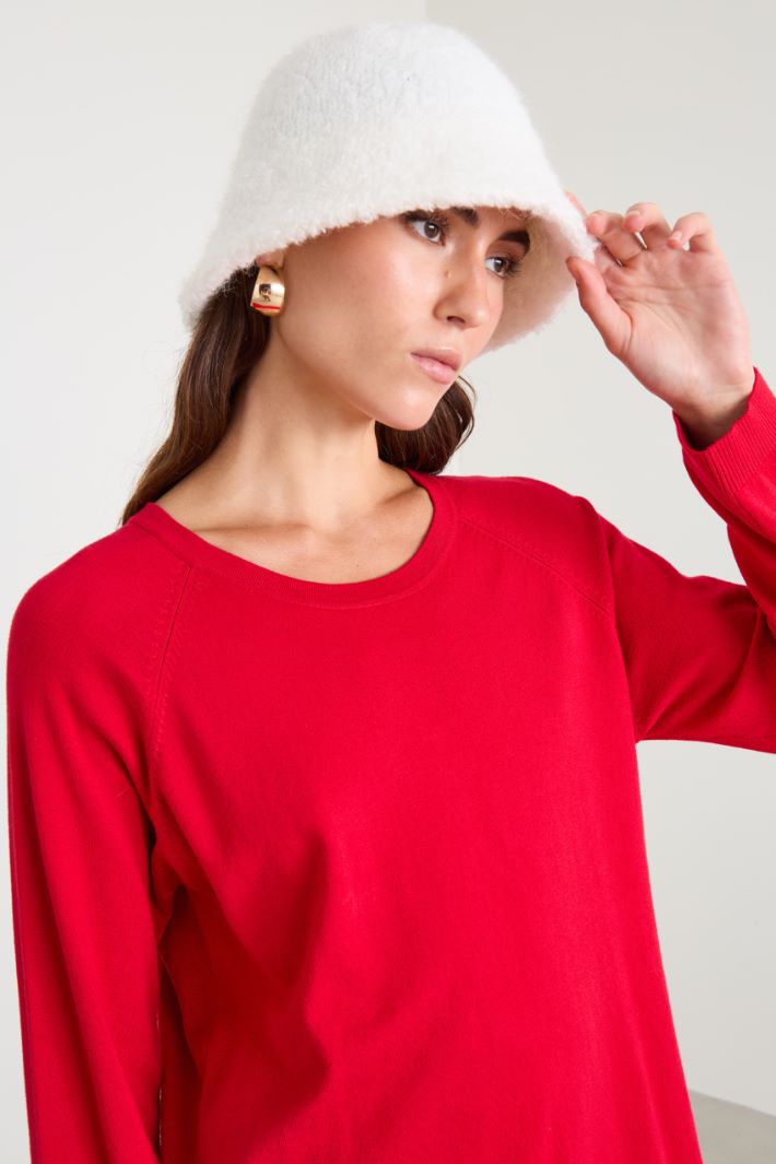 Gorra de béisbol de bouclé