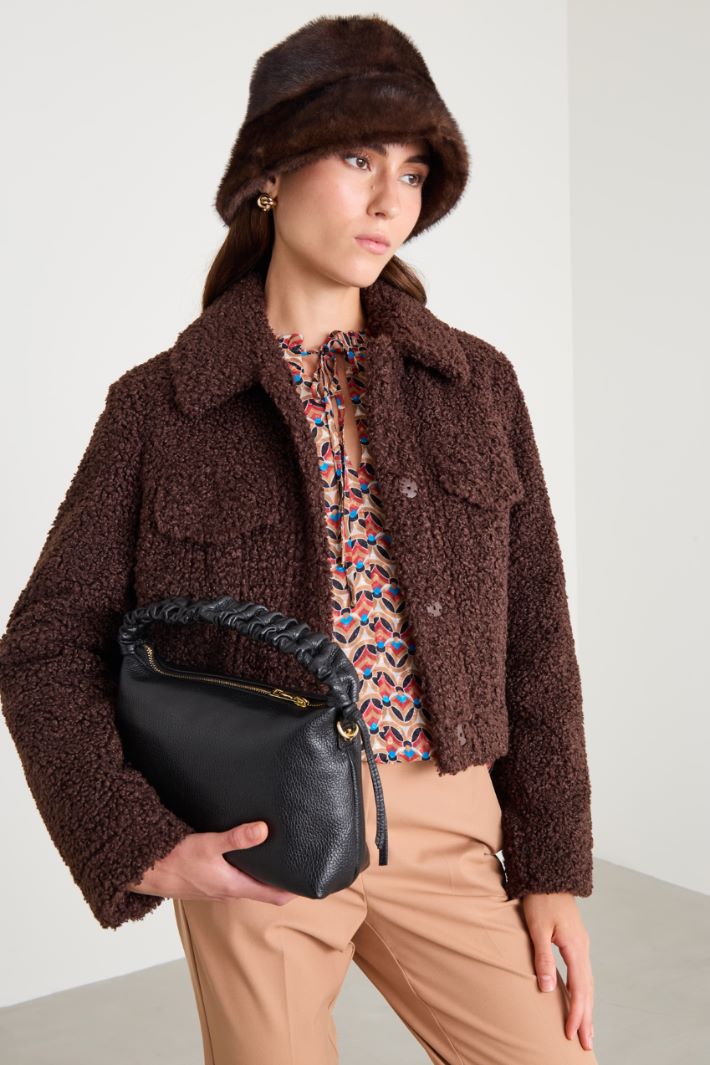 Faux fur cloche hat Intrend - 2